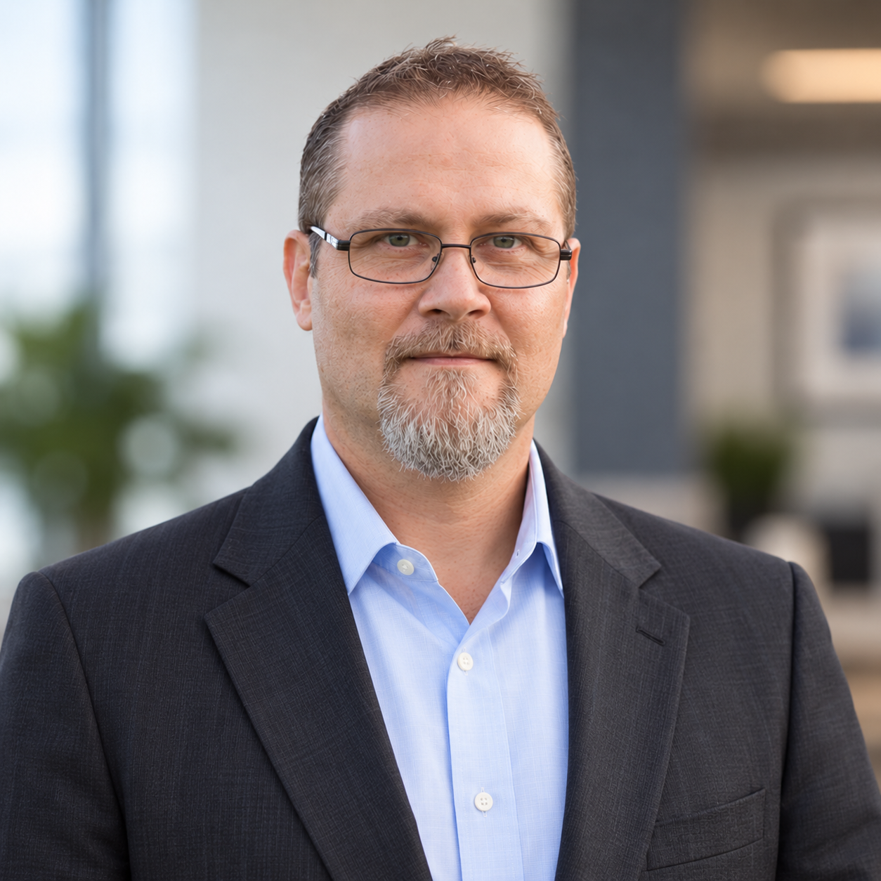 Professional portrait of a team member at aPowers Media.